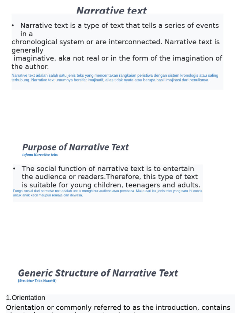 Narrative Text | PDF