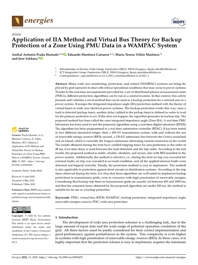 Application of IIA Method and Virtual Bus Theory For Backup Protection ...