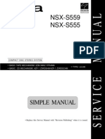 Aiwa Manual de Service NSXS555