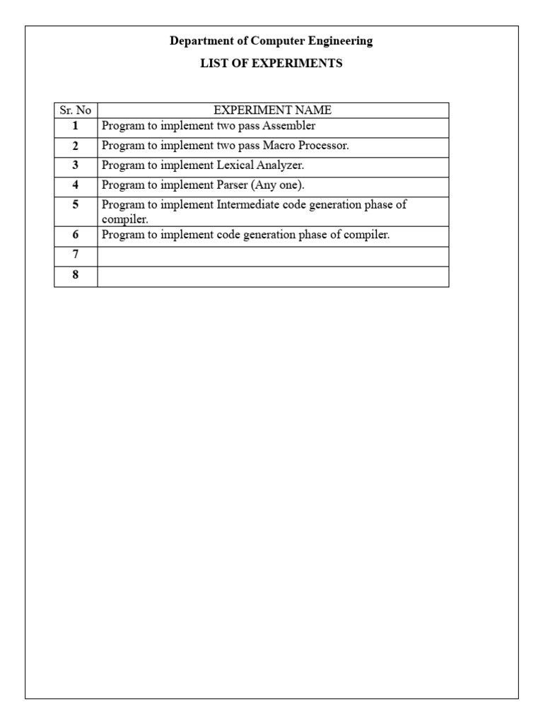 TE CS SPCC Labadaasaaaaasaaaaaaaasssssssss | PDF | Assembly Language ...