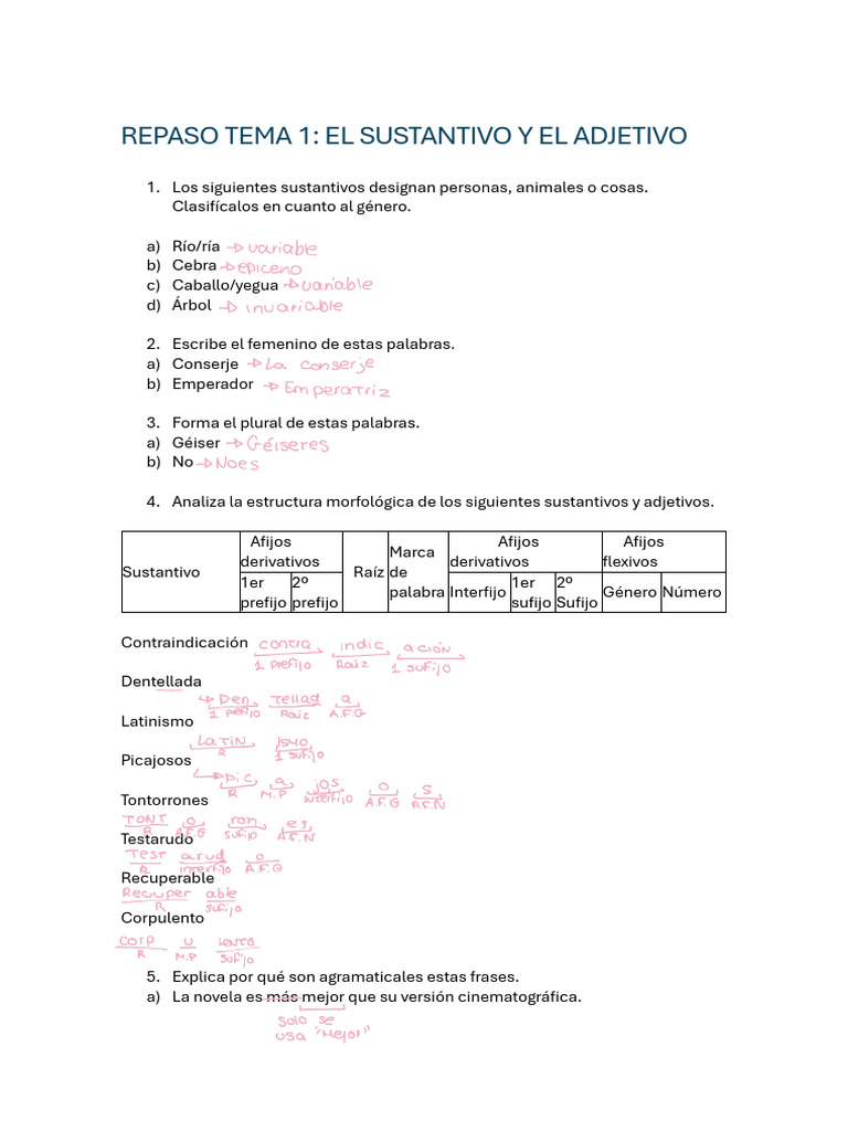 Repaso Tema 1 | PDF