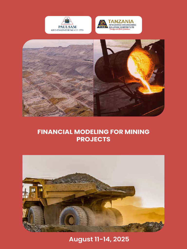 Financial Modeling Course for Mining | PDF | Business | Economies