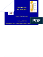 l1 Staps Anatomie 7 Le Rachis Osteologie