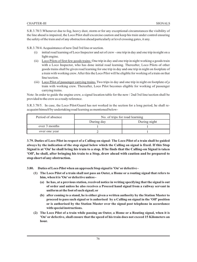 Loco Pilot Signal Compliance Guidelines | PDF | Rail Transport | Transport