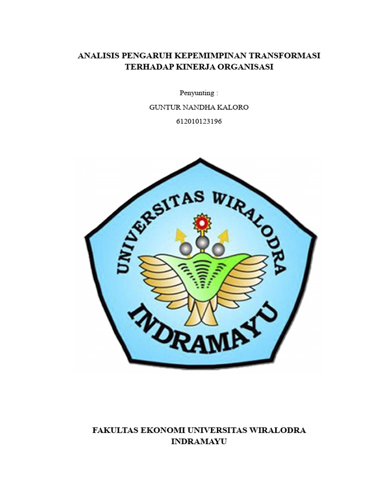 Pengaruh Kepemimpinan Transformasional | PDF
