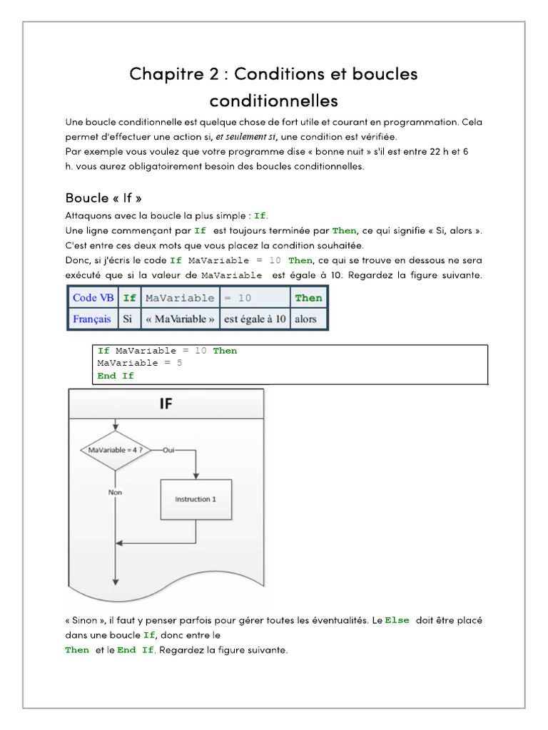 Cours Complet sur Visual Basic PDF | PDF | Programmation informatique ...