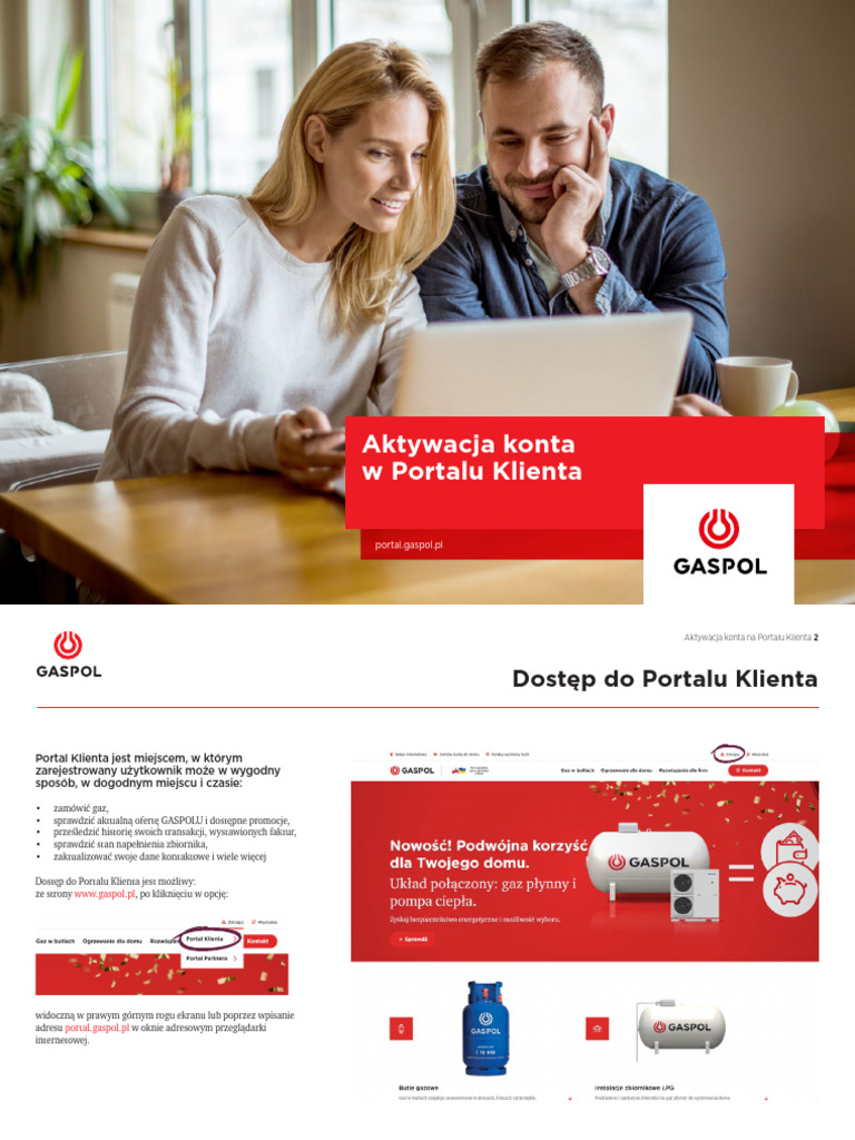 GASPOL Instrukcja Aktywacji Konta PK 2023 | PDF