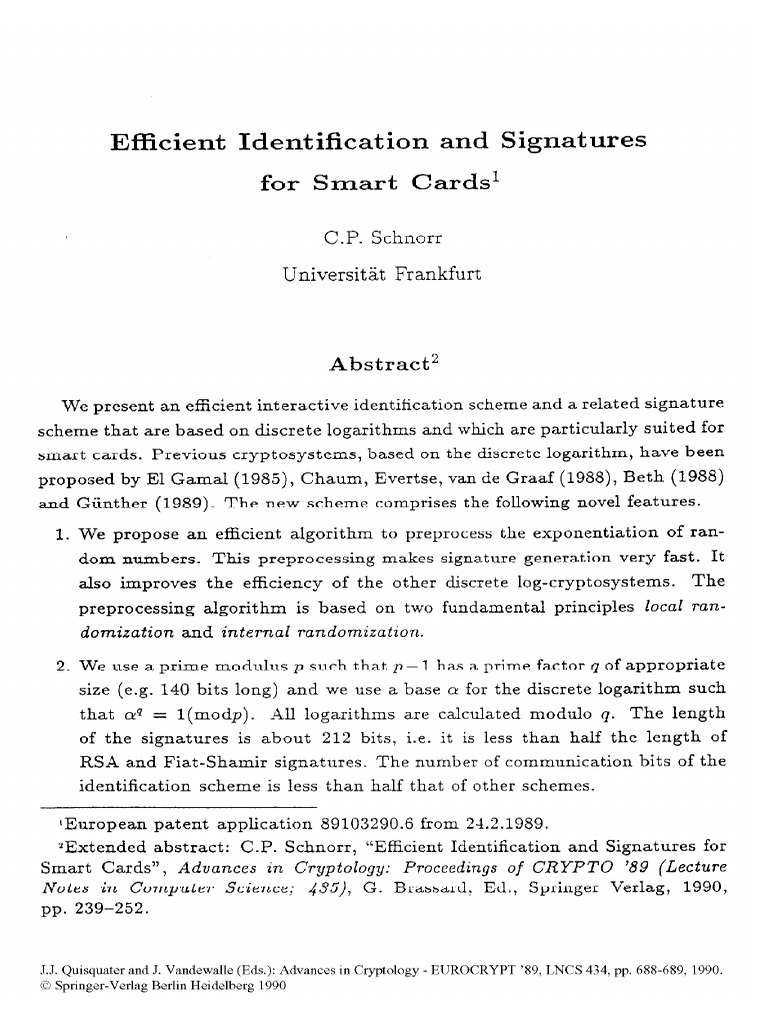 Efficient Identification and Signatures For Smart Cards 12kp9seo8i ...