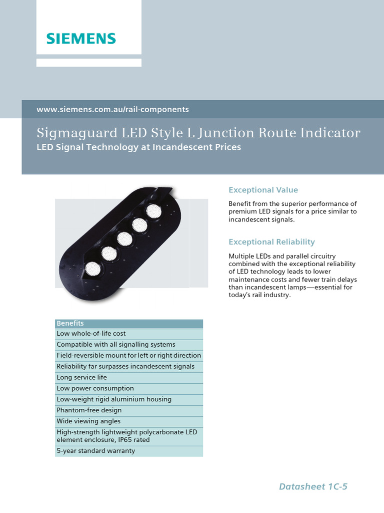 LED Junction Route Indicator Datasheet | PDF | Light Emitting Diode ...