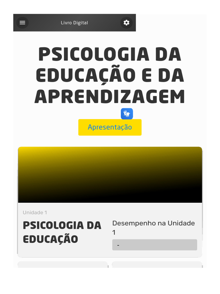 Psicologia da Educação e Aprendizagem | PDF