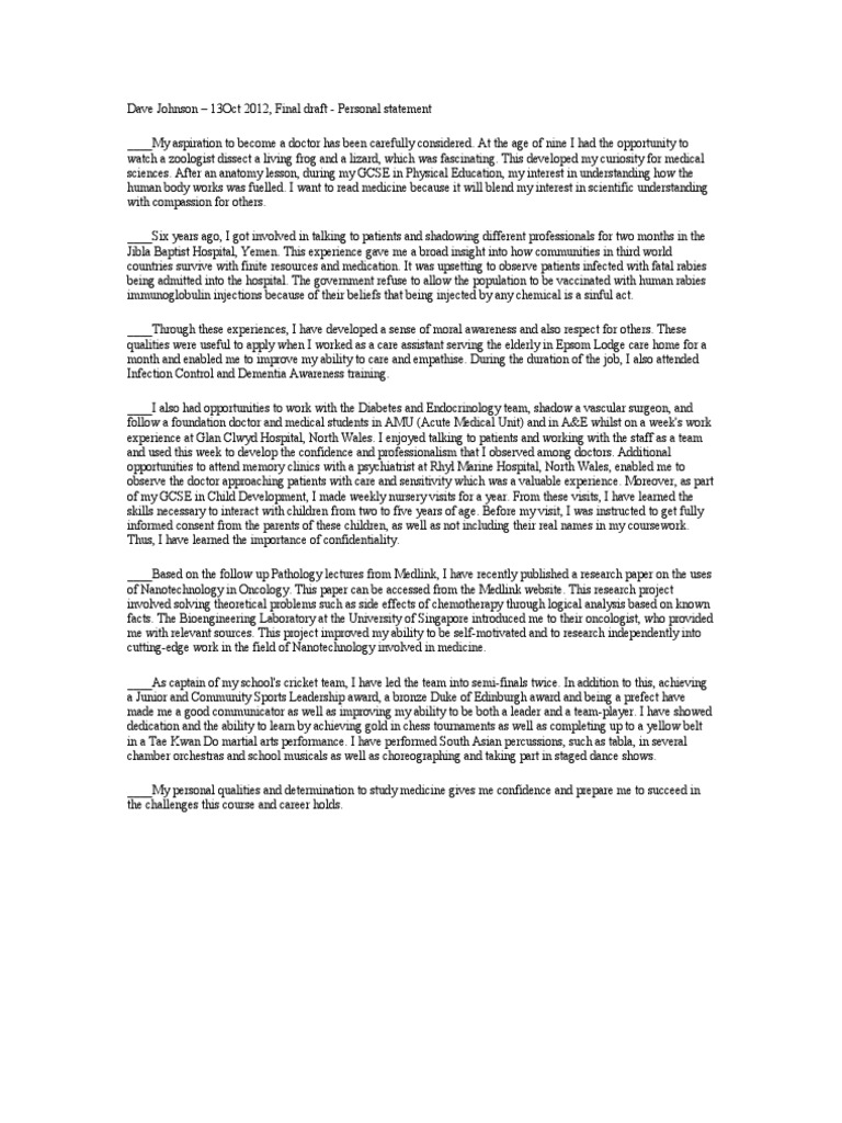 Asylum personal statement picture