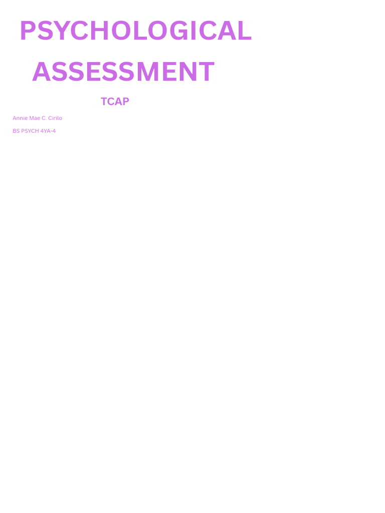 Understanding Psychological Assessment | PDF | Validity (Statistics ...