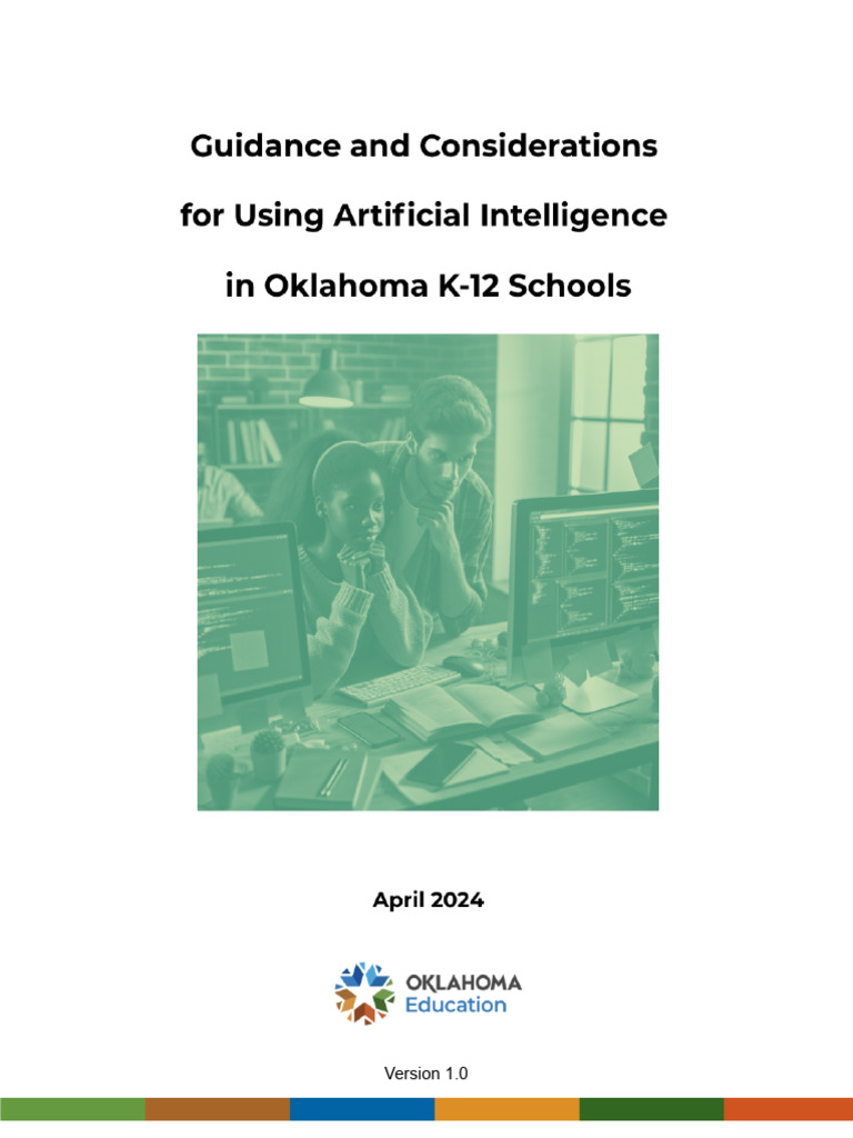 AI Guidance for Oklahoma K-12 Schools | PDF | Artificial Intelligence ...