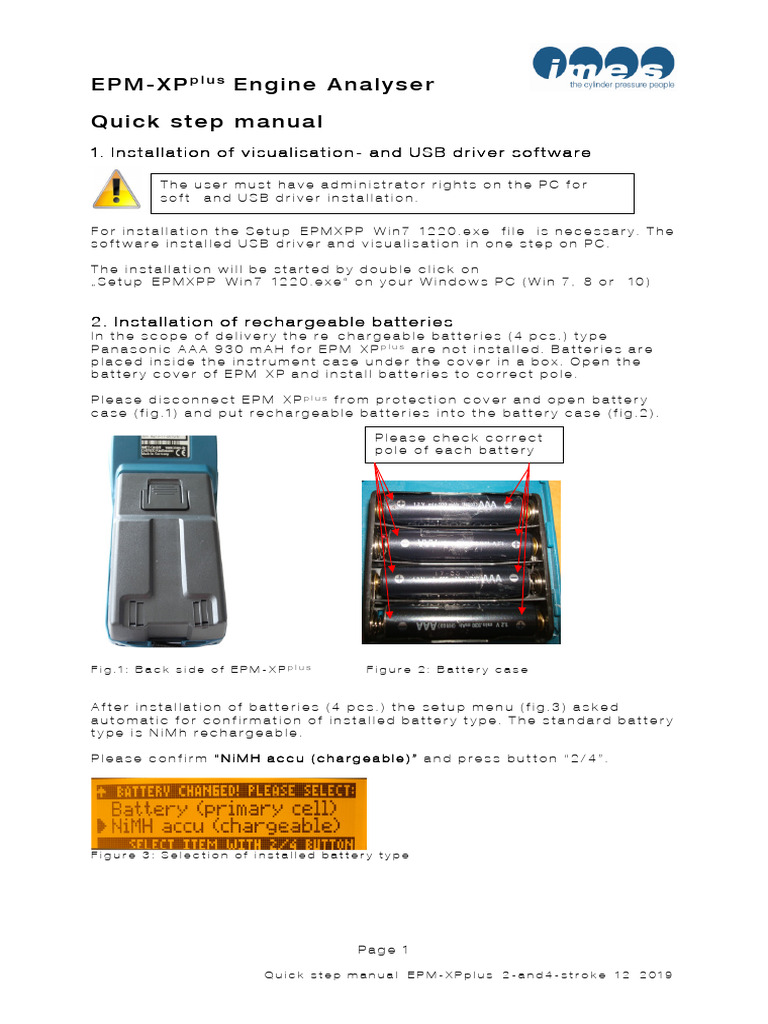 EPM-XP Plus Engine Analyser Guide | PDF | Personal Computers | Software