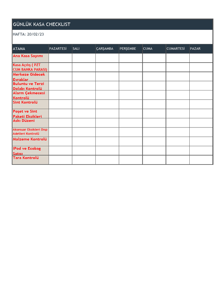 Kasa Check | PDF
