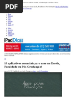 Download 10 aplicativos essenciais para usar na Escola Faculdade ou Ps-Graduao  iPad Dicas  Absolutamente tudo sobre o iPad by diego_junior SN86599143 doc pdf