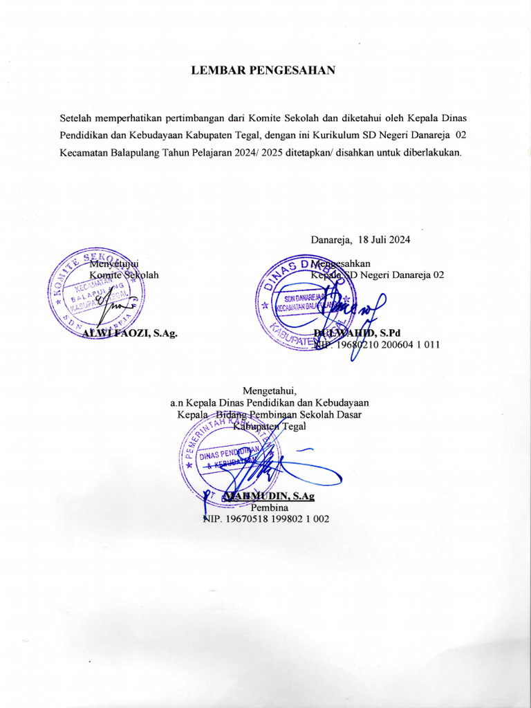 Lembar Pengesahan | PDF