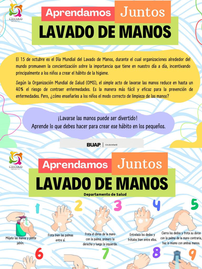 Importancia del Lavado de Manos Infantil | PDF | Lavado de manos | Mano