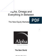 Alpha, Omega and Everything in Between: The New Equity Marketplaces