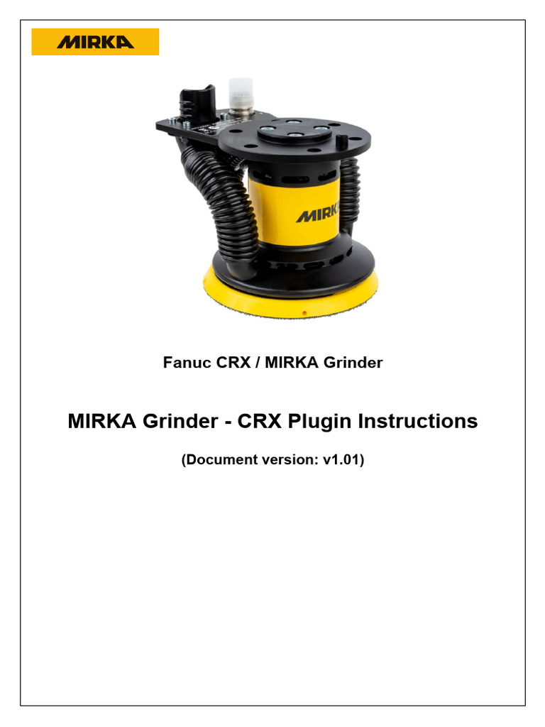 Fanuc CRX MIRKA Grinder Plugin Guide | PDF | Booting | Electrical Connector