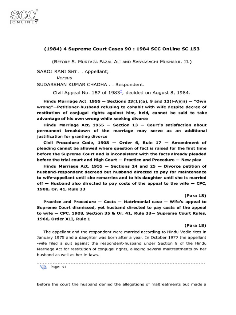 J 1984 4 SCC 90 1984 SCC OnLine SC 153 AIR 1984 SC 156 ...
