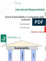 Social Sustainability in Companies Daily Business - Ingrid Kaltenegger