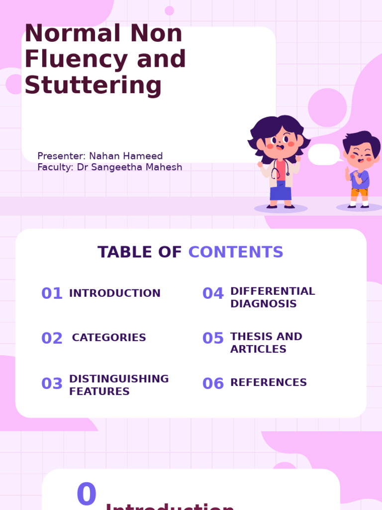 Normal Non-Fluency vs. Stuttering Analysis | PDF | Stuttering | Fluency