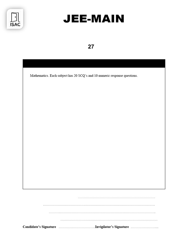 27-03-23 Full Syllbus Test Paper Qus | PDF | Mole (Unit)