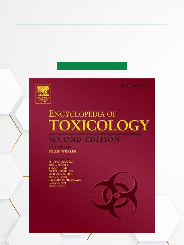 Encyclopedia of Toxicology, 2nd Ed. | PDF | Toxicology | Toxicity