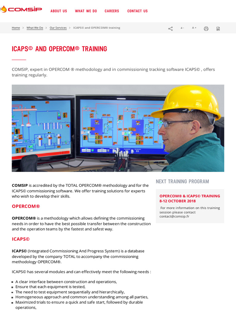 OPERCOM® & ICAPS© Training Overview | PDF