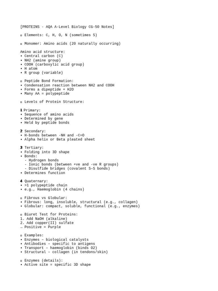 Bio Proteins | PDF