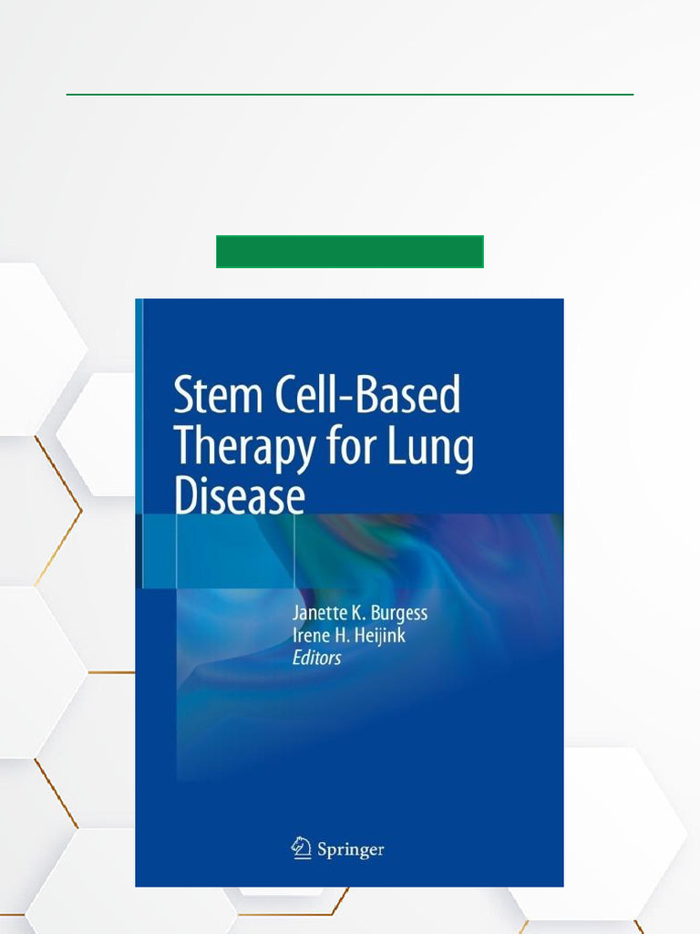 Stem Cell Therapy for Lung Diseases | PDF | Chronic Obstructive ...