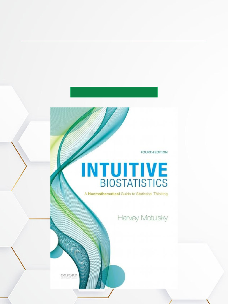 Intuitive Biostatistics Overview | PDF | Statistics | Confidence
