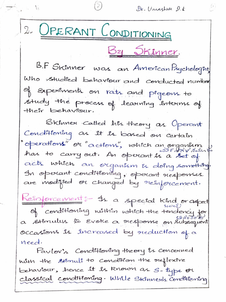 Understanding Operant Conditioning Principles | PDF | Reinforcement ...