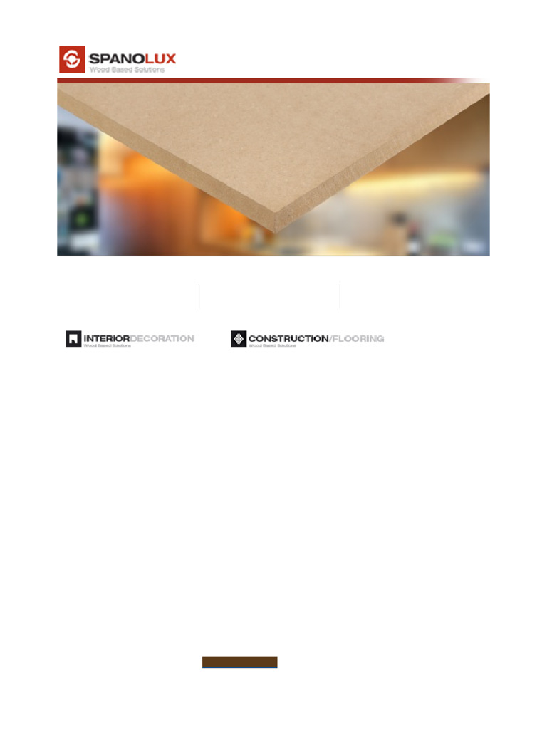 Panneau MDF S-Lux : qualité et applications | PDF | Bois