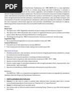 NDPS Act: Drug Quantity Guidelines | PDF