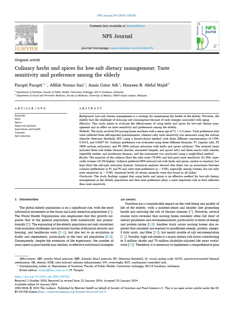 Low Salt Dietary Management | PDF | Blood Pressure | Tofu