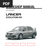 Lancer Evolution VIII MR Manual Overview | PDF | Engines