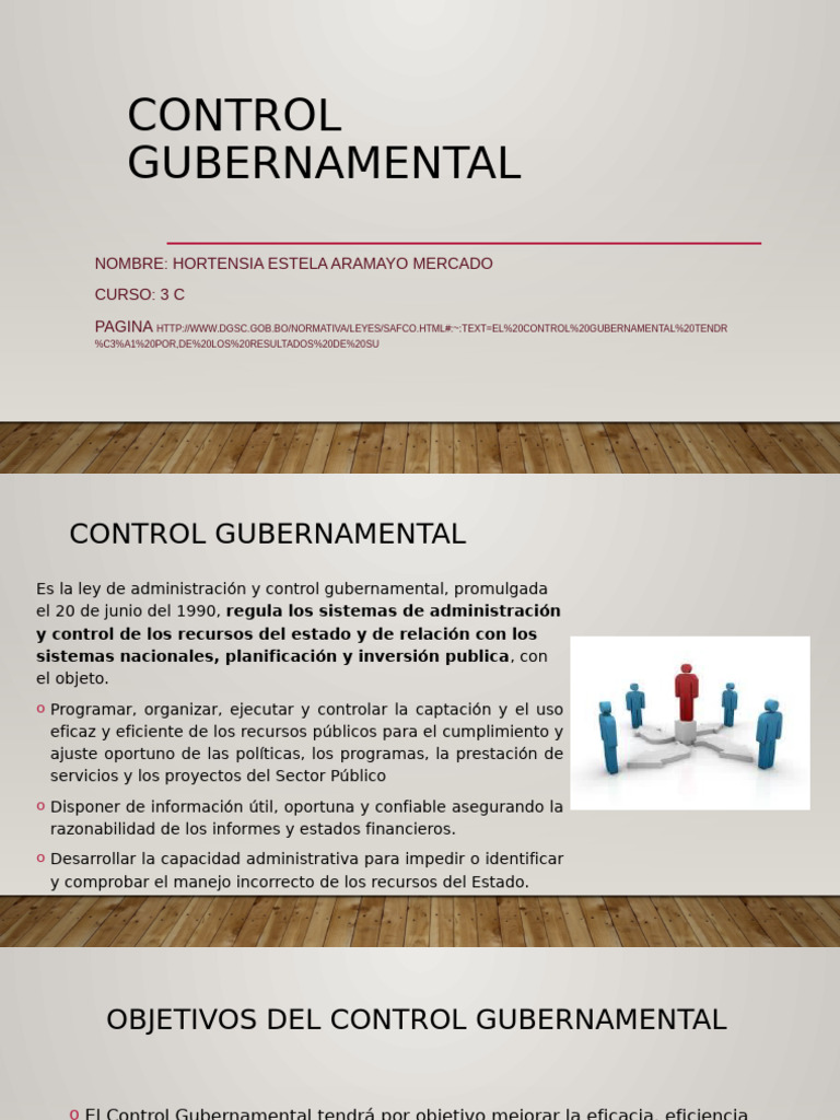 Control Gubernamental-1 | PDF | Ciencias Políticas | Gobernancia