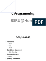 C Programming @home