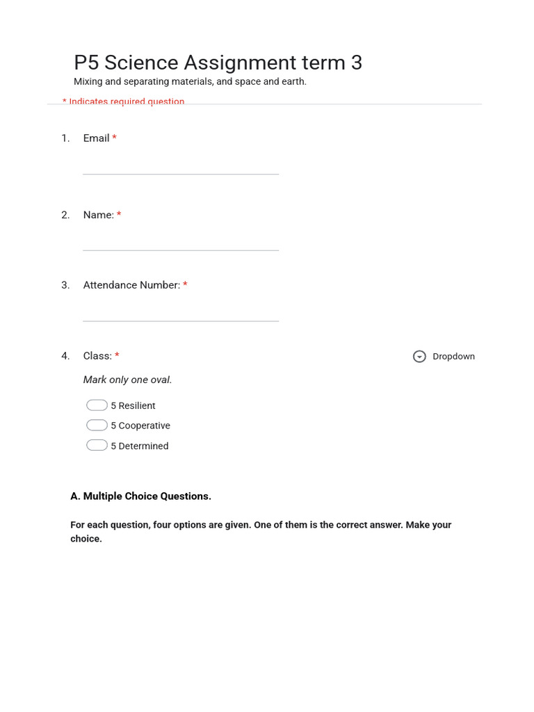P5 Science Notes: Term 3 Overview | PDF | Planets | Planets In Astrology