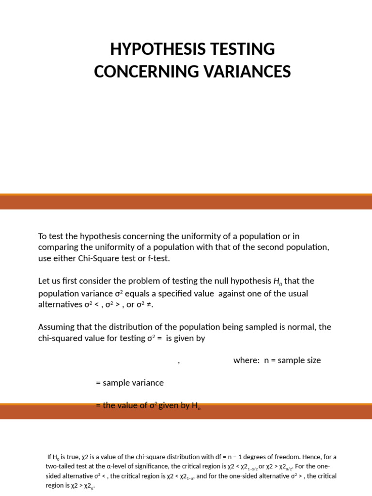 Hypothesis Testing 2 | PDF | Statistical Significance | Chi Squared Test