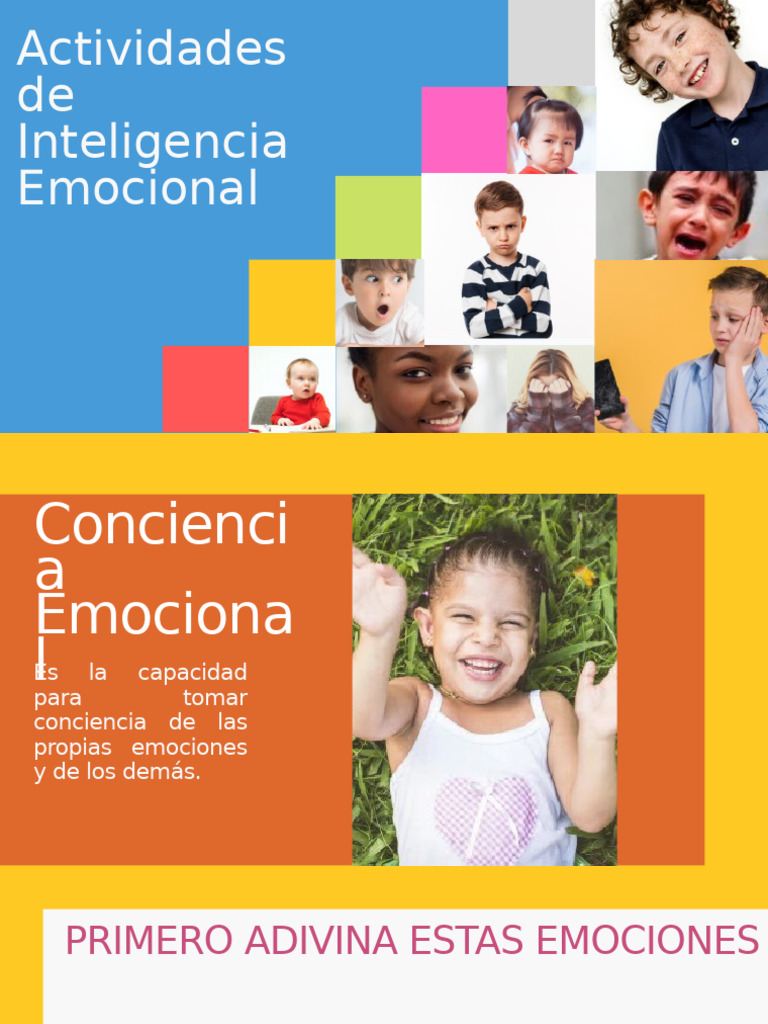 Actividades de Inteligencia Emocional Infantil | PDF | Las emociones