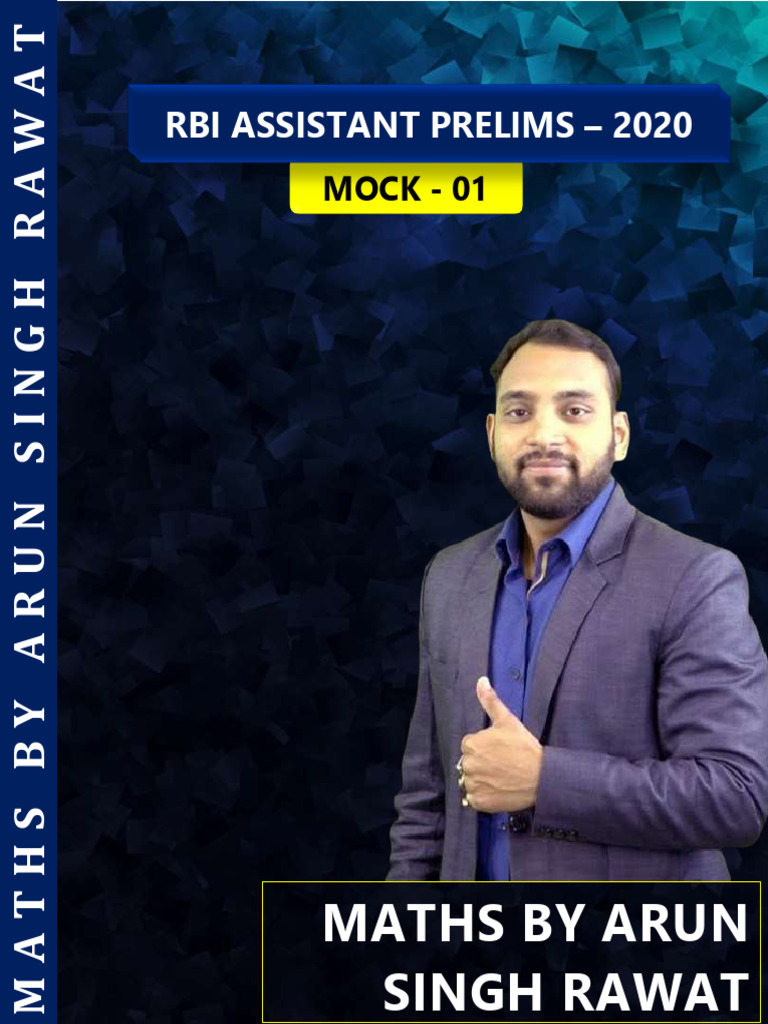 Maths Mock Test | PDF