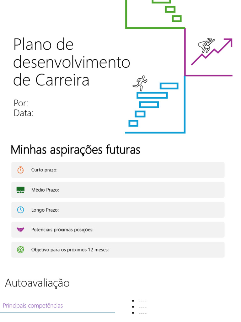 Plano de Desenvolvimento de Carreira | PDF