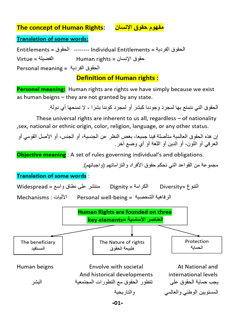 Summary Complete Human Rights | PDF