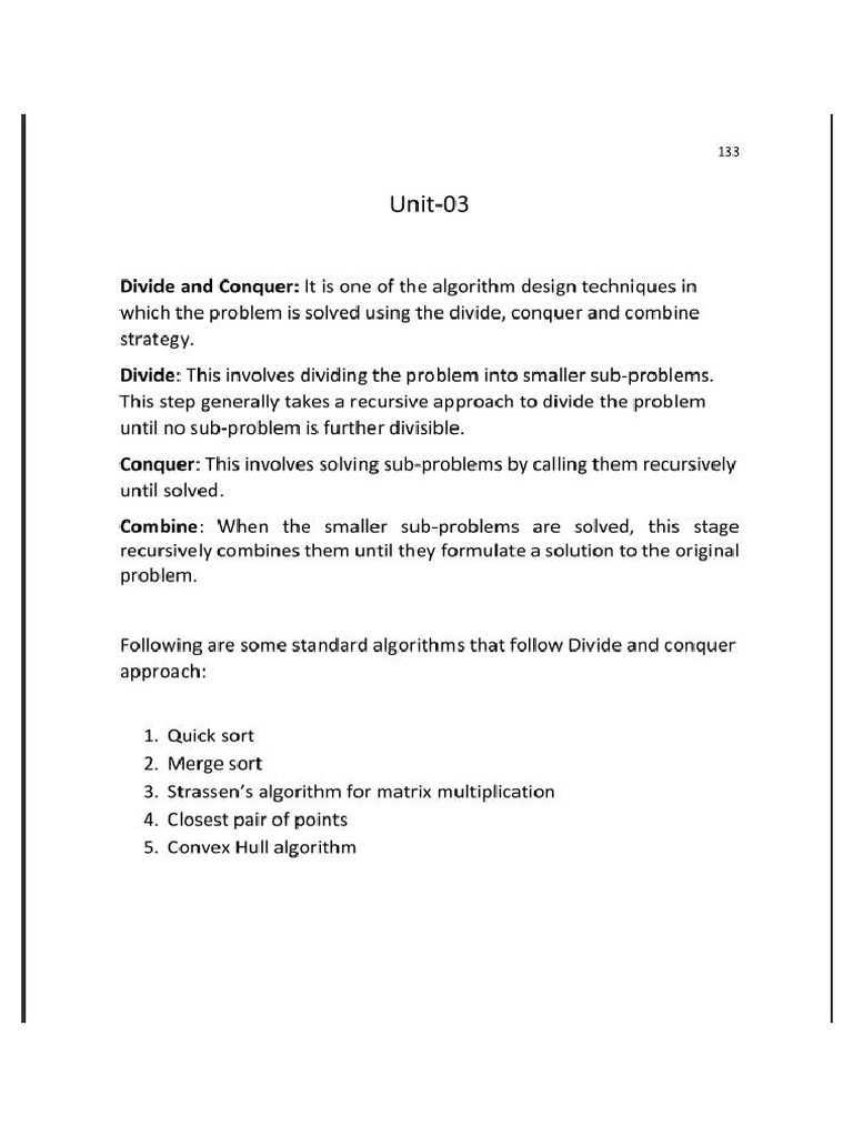 Unit 3 DAA Classroom | PDF