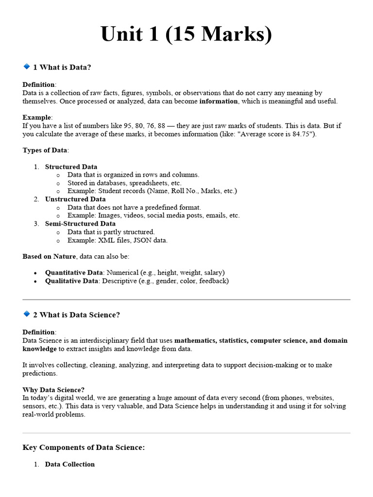 Understanding Data and Data Science | PDF | Analytics | Data Analysis