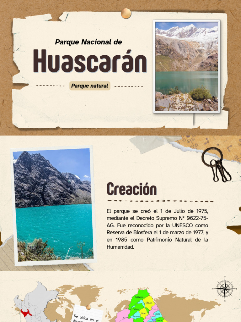 Infografía del Parque Nacional Huascarán | PDF | Ciencias de la Tierra ...