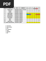 June 2025 Duty Roster Schedule | PDF